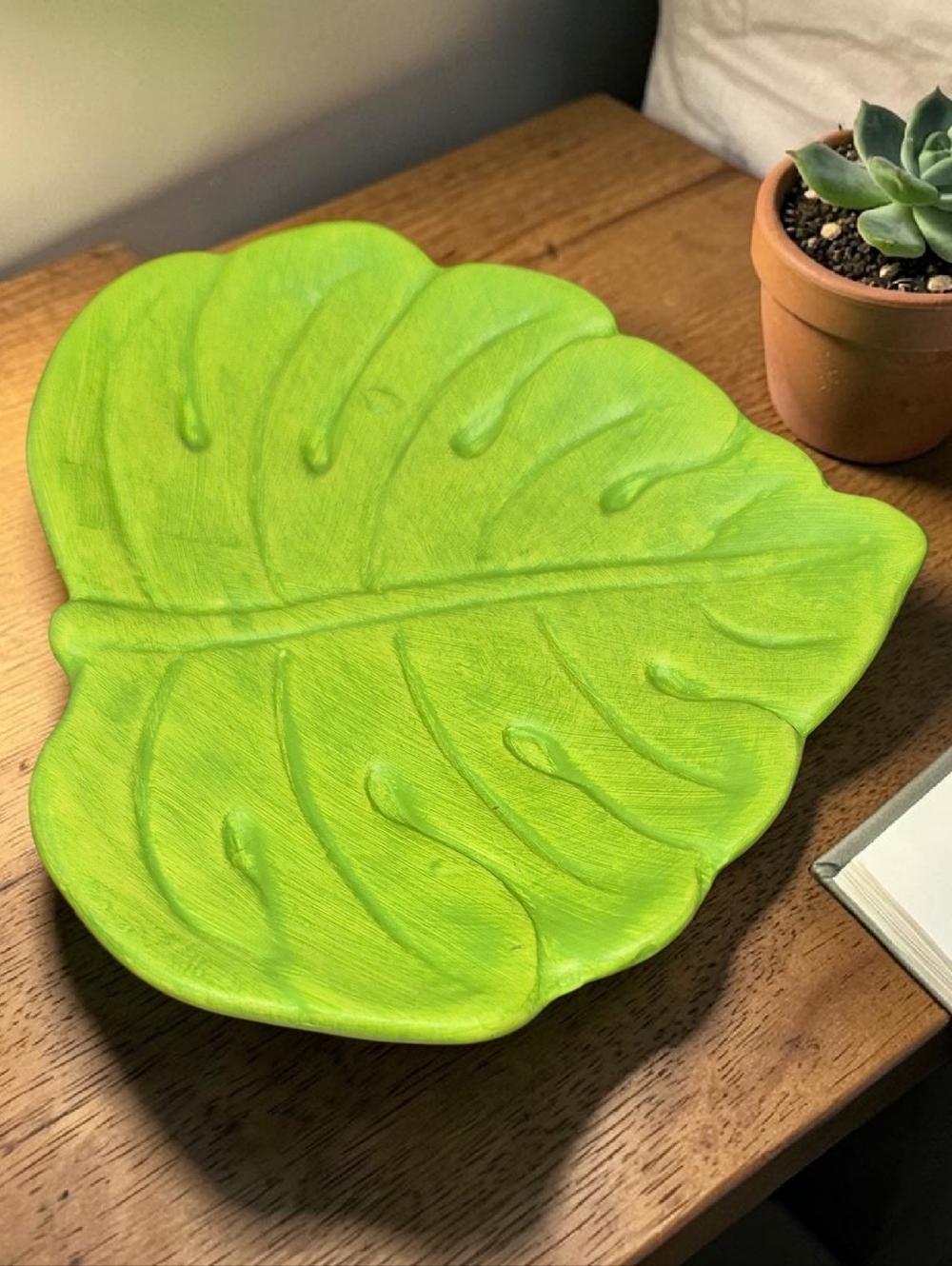 Handcrafted Leaf Trinket Dish